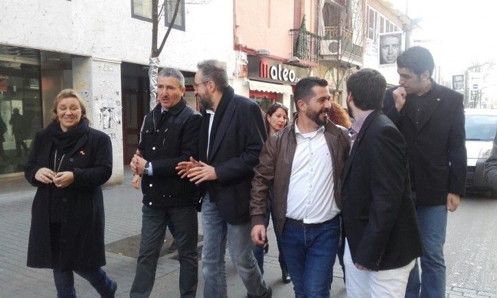 Girauta visita Rubí amb Carlos Carrizosa i Sonia Sierra / Ciutadans