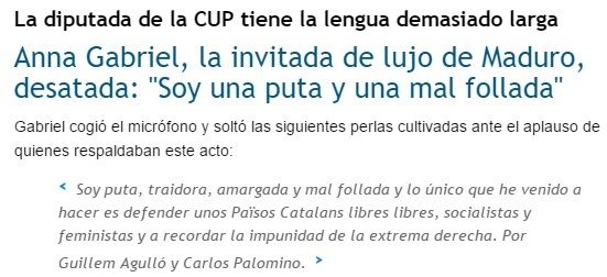 Periodista Digital y la CUP